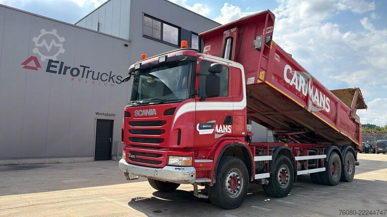 Tipper Scania G 400 (GRANDES EJES / BELGIAN TRUCK / COCHE BEL...