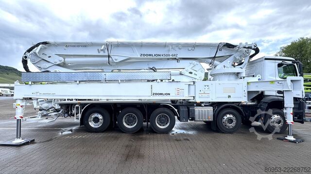 Concrete pump truck Mercedes-Benz Arocs 4851 / Zoomlion 50/ Verkauf/vermie