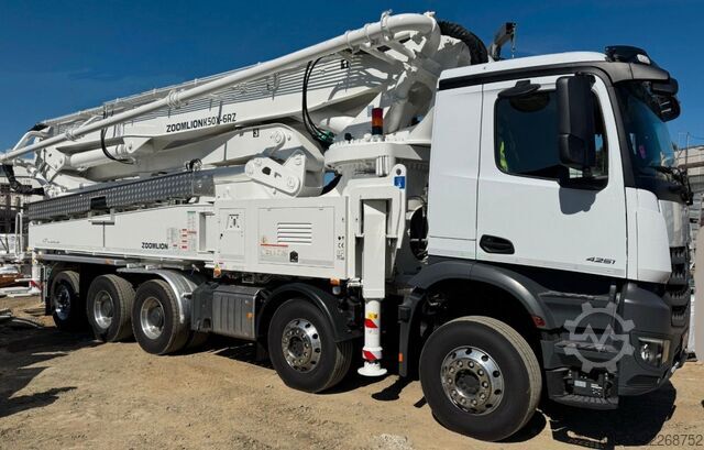 Concrete pump truck Mercedes-Benz Arocs 4851 / Zoomlion 50/ Verkauf/vermie