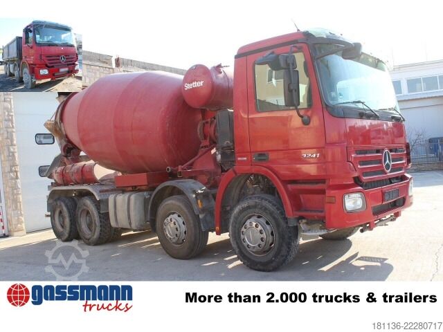 Kipper LKW Mercedes-Benz Actros 3241 B 8x4/4, Wechselsystem