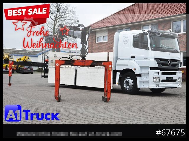 LKW mit Pritsche (offen) MERCEDES-BENZ Axor 2543, Atlas 170.2 Kran, Lift-Lenkachse,