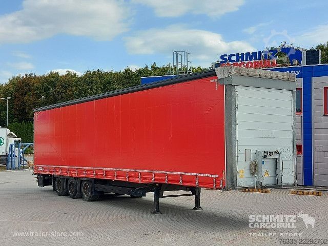 Open semitrailer with tarp Schmitz Cargobull Curtainsider Mega