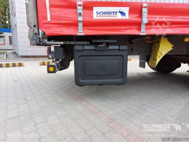 Open semitrailer with tarp Schmitz Cargobull Curtainsider Mega