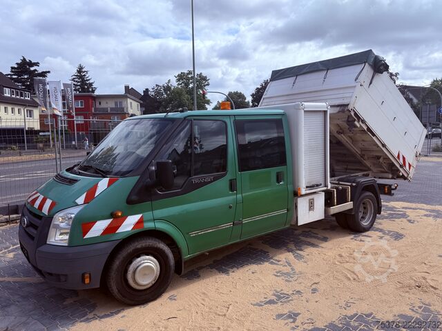 Double cab van Ford Transit FT 460 2.4 TDCI 3S-Kipper AHK 3T