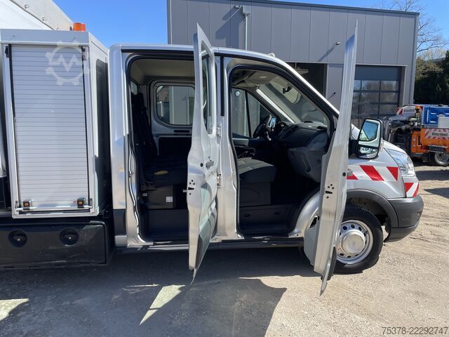 Curtain sider van Ford Transit Kipper aus 1.Hand+Klima+AHK+EU5