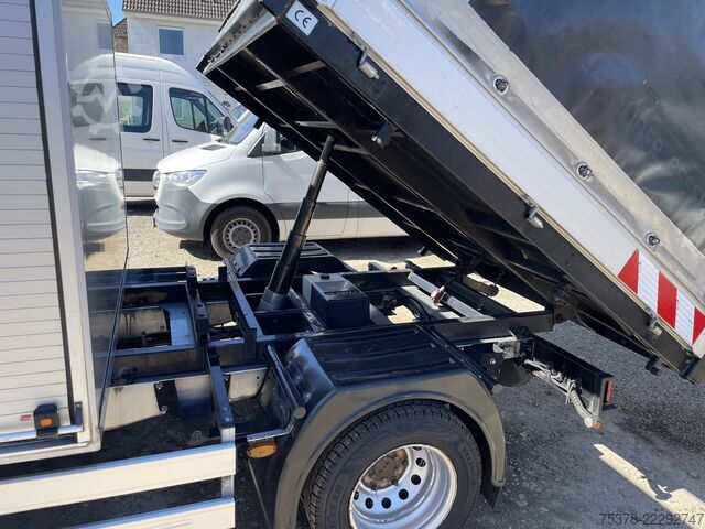 Curtain sider van Ford Transit Kipper aus 1.Hand+Klima+AHK+EU5