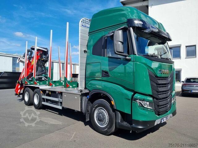 Holztransporter Iveco X-Way AS300X57 Z/P HR ON+ 6x4 (6x6 Hi Traction)