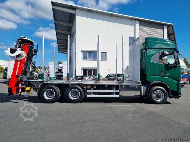 Holztransporter Iveco X-Way AS300X57 Z/P HR ON+ 6x4 (6x6 Hi Traction)