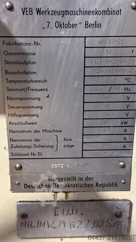 Zahnradschleifmaschine VEB ERFURT electronic ZSTZ 630 C 3 P