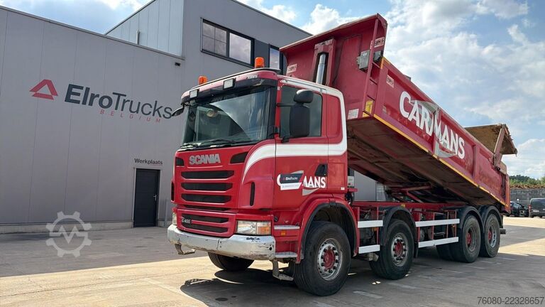 Tipper Scania G 400 (GRANDES EJES / BELGIAN TRUCK / COCHE BEL...