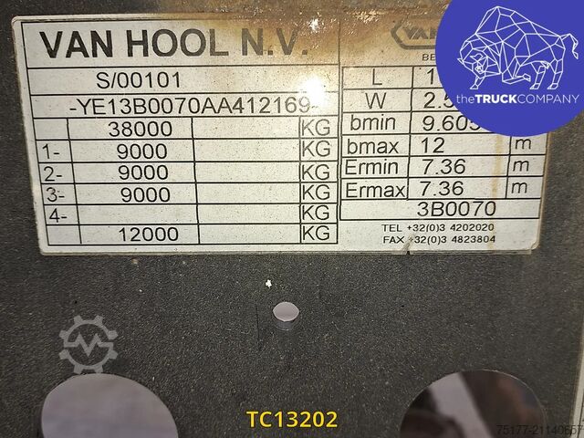 Containertransport Vanhool 