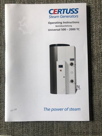 Steam generator Certuss Universal 500 TC + Certuss CVE 500 TC