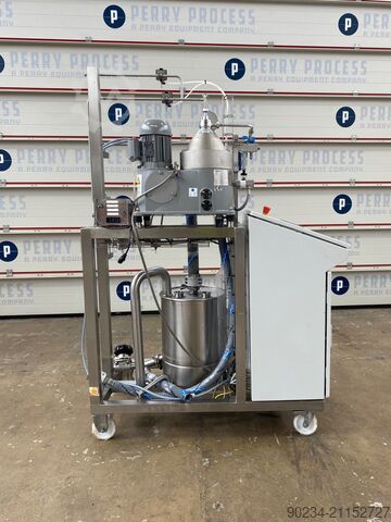 Gebrauchte GEA Westfalia Scheibenzentrifuge aus Edelstahl, Modell FSD 1-06-107 GEA FSD 1-06-107