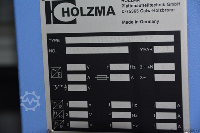 6559 - HOLZMA HPP 380 Panel Saw HOLZMA HPP 380