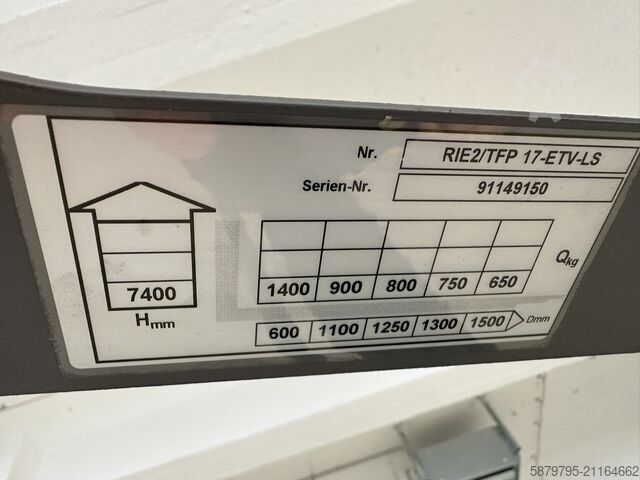 Schubmaststapler Jungheinrich ETV 216 L GNEDZ | ZVG | ISS | SG | PS