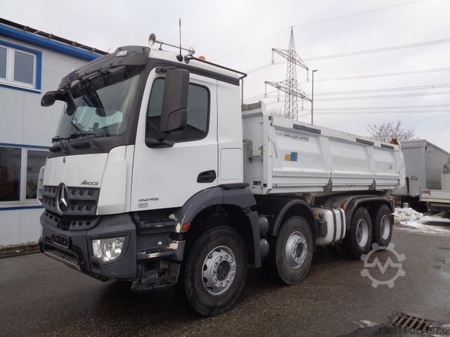 Kipper LKW MERCEDES-BENZ Arocs 3246 /Blattfederung/Bordmatik/Meiller