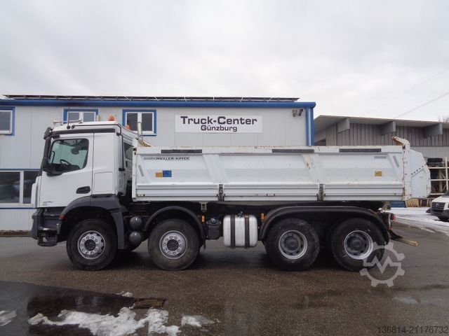 Kipper LKW MERCEDES-BENZ Arocs 3246 /Blattfederung/Bordmatik/Meiller