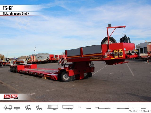 Low loader semitrailer FAYMONVILLE Gigamax Tiefbett 1+3