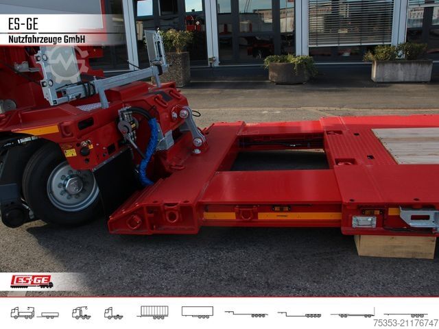 Low loader semitrailer FAYMONVILLE Gigamax Tiefbett 1+3