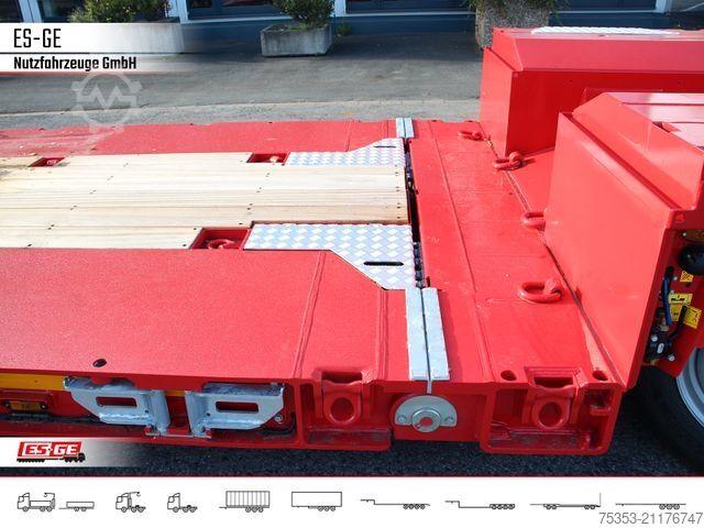 Low loader semitrailer FAYMONVILLE Gigamax Tiefbett 1+3