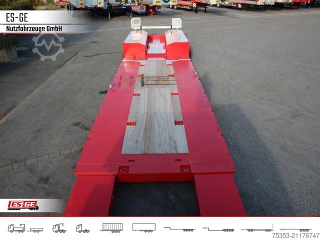 Low loader semitrailer FAYMONVILLE Gigamax Tiefbett 1+3