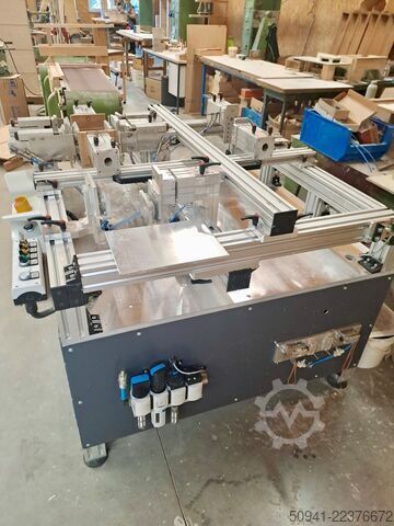 Automated gluing and carcass press  