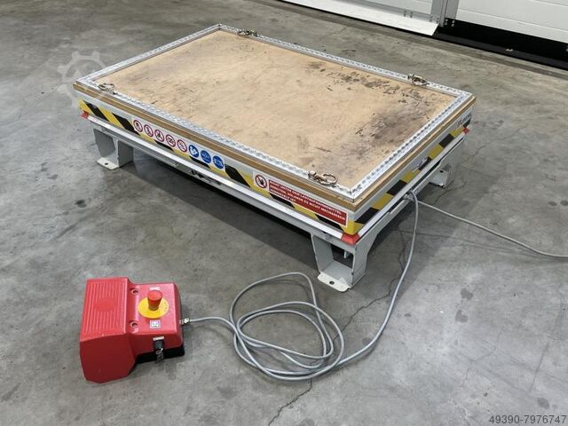Hydraulic scissor lift table, hydraulic table, lift table, scissor table GRUSE ELS 0.5-8-1-G-SO