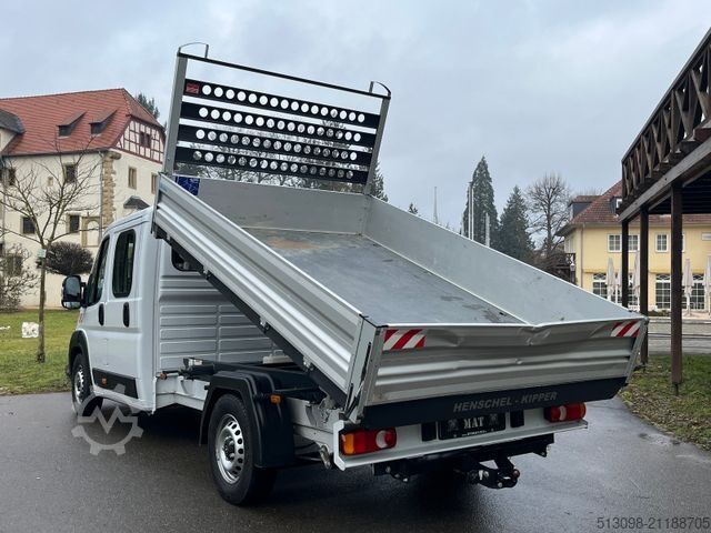 Transporter mit Kipper OPEL MOVANO DOKA 3 SEITENKIPPER KLIMAA. AHK 1.HAND