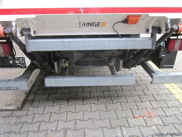 Flatbed truck with tarp MAN TGM 15.290 Pritsche Plane LBW 290.161 Km