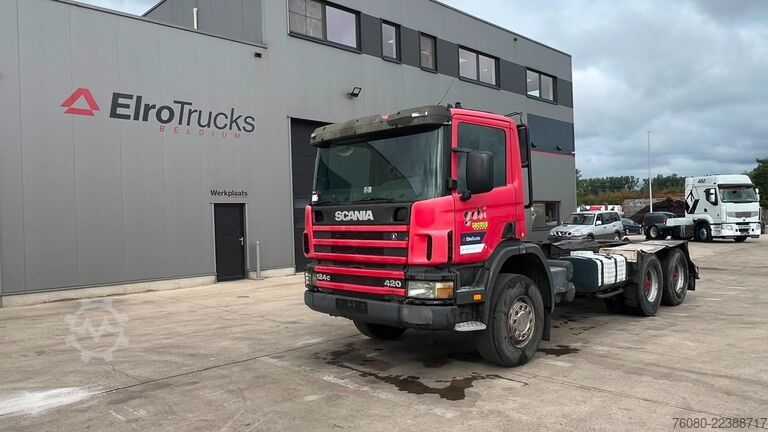 Chassis cab Scania 124-420 (PDE / GRANDES EJES / MANUAL GEARBOX / ...