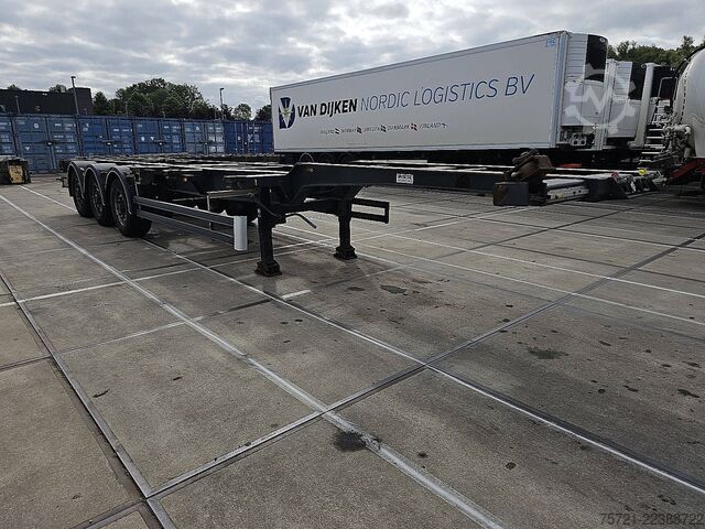 Container transportation WEBTRAILER COS 40 MULTI BPW DISC LIFTA