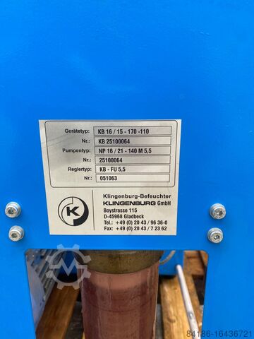 Humidifier for ventilation systems Klingenburg KB16/15-170-110