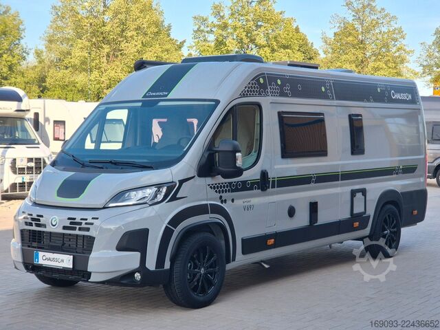 Kastenwagen Wohnmobil / Campervan CHAUSSON V697 Sport Line *MJ26*18"ALU*Autom*Arctic*7000¤!