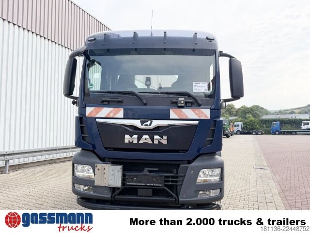 Roll-off tipper truck MAN TGS 26.420 6x2-4 BL Meiller 26.65 Lenk-Liftachse