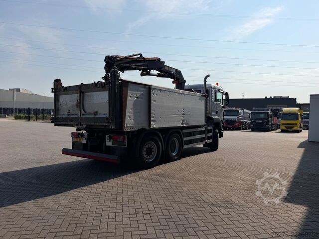 Tipper with crane MAN TGS 28.480 6x4-4 BL Kipper / HMF 2420 K3