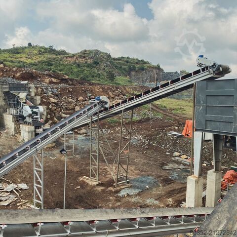 Brechanlage Polygonmach 350 tons per hour stationary crushing, screenin...