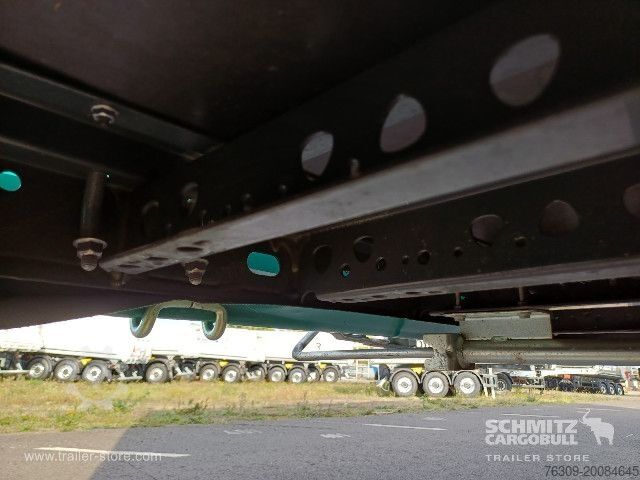 Open semitrailer with tarp Berger Curtainsider Mega