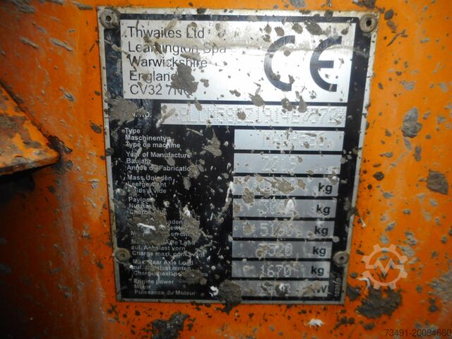 Minidumper Thwaites Mach 580 ( 2.190kg ) 3t NL