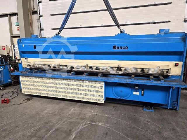 Hydraulic plate shears HACO HSLX 4006