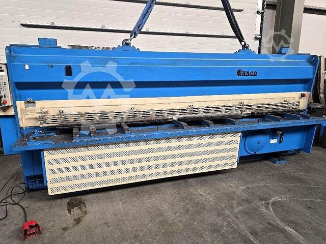 Hydraulic plate shears HACO HSLX 4006