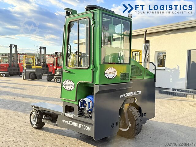 4-way forklift Combilift C4000 GAS DUPLEX 4100 FREE-LIFT CABIN