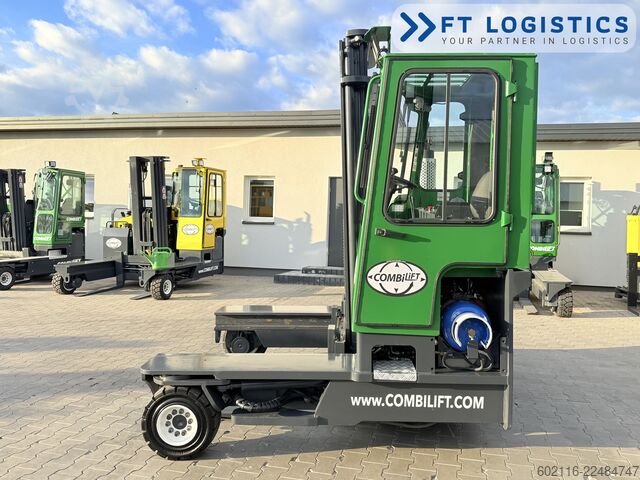 4-way forklift Combilift C4000 GAS DUPLEX 4100 FREE-LIFT CABIN