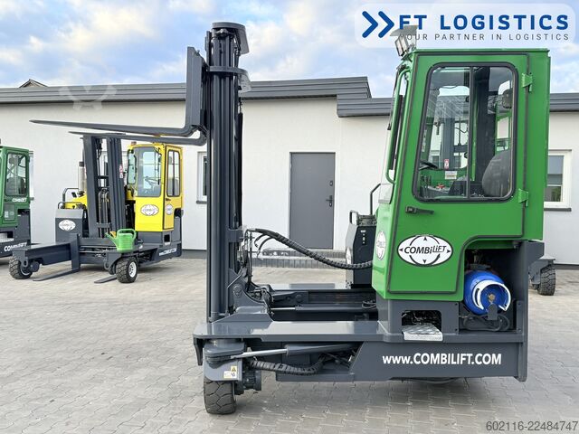 4-way forklift Combilift C4000 GAS DUPLEX 4100 FREE-LIFT CABIN