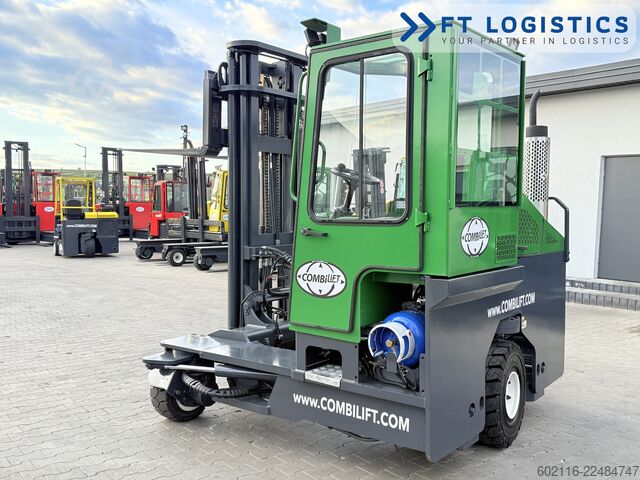 4-way forklift Combilift C4000 GAS DUPLEX 4100 FREE-LIFT CABIN