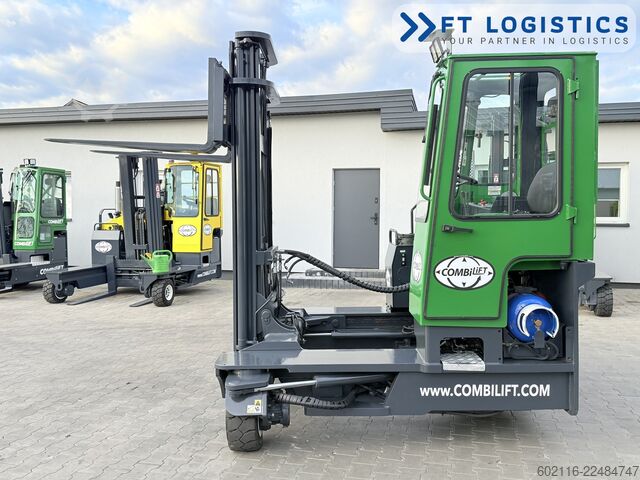 4-way forklift Combilift C4000 GAS DUPLEX 4100 FREE-LIFT CABIN