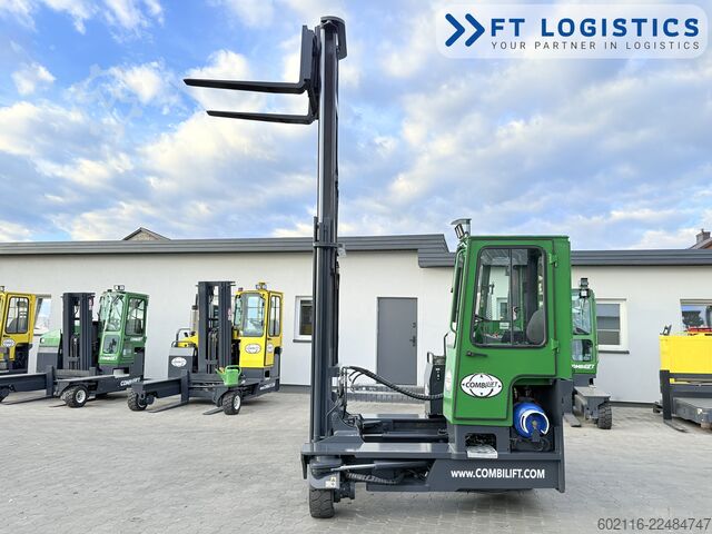 4-way forklift Combilift C4000 GAS DUPLEX 4100 FREE-LIFT CABIN