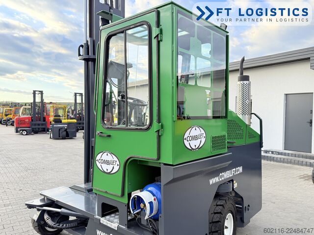 4-way forklift Combilift C4000 GAS DUPLEX 4100 FREE-LIFT CABIN
