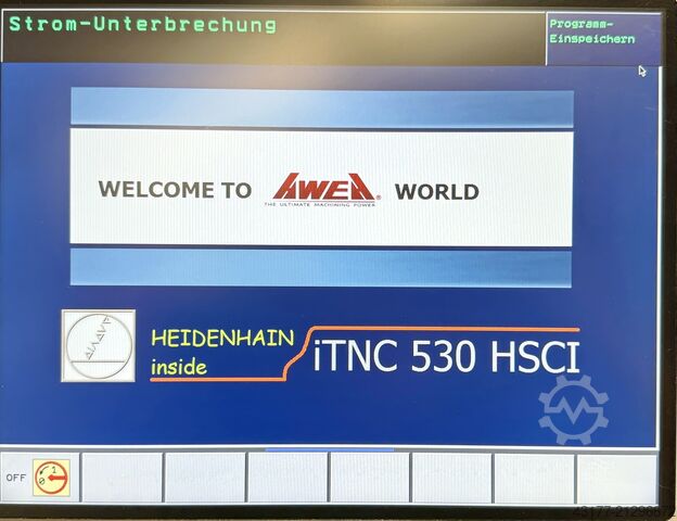 Vertikales CNC Bearbeitungszentrum BAZ AWEA BM-1600 Heidenhain iTNC530 IKZ