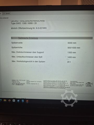 CNC-Drehmaschine GEORG GWD 1300/600/20