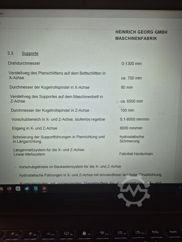 CNC-Drehmaschine GEORG GWD 1300/600/20